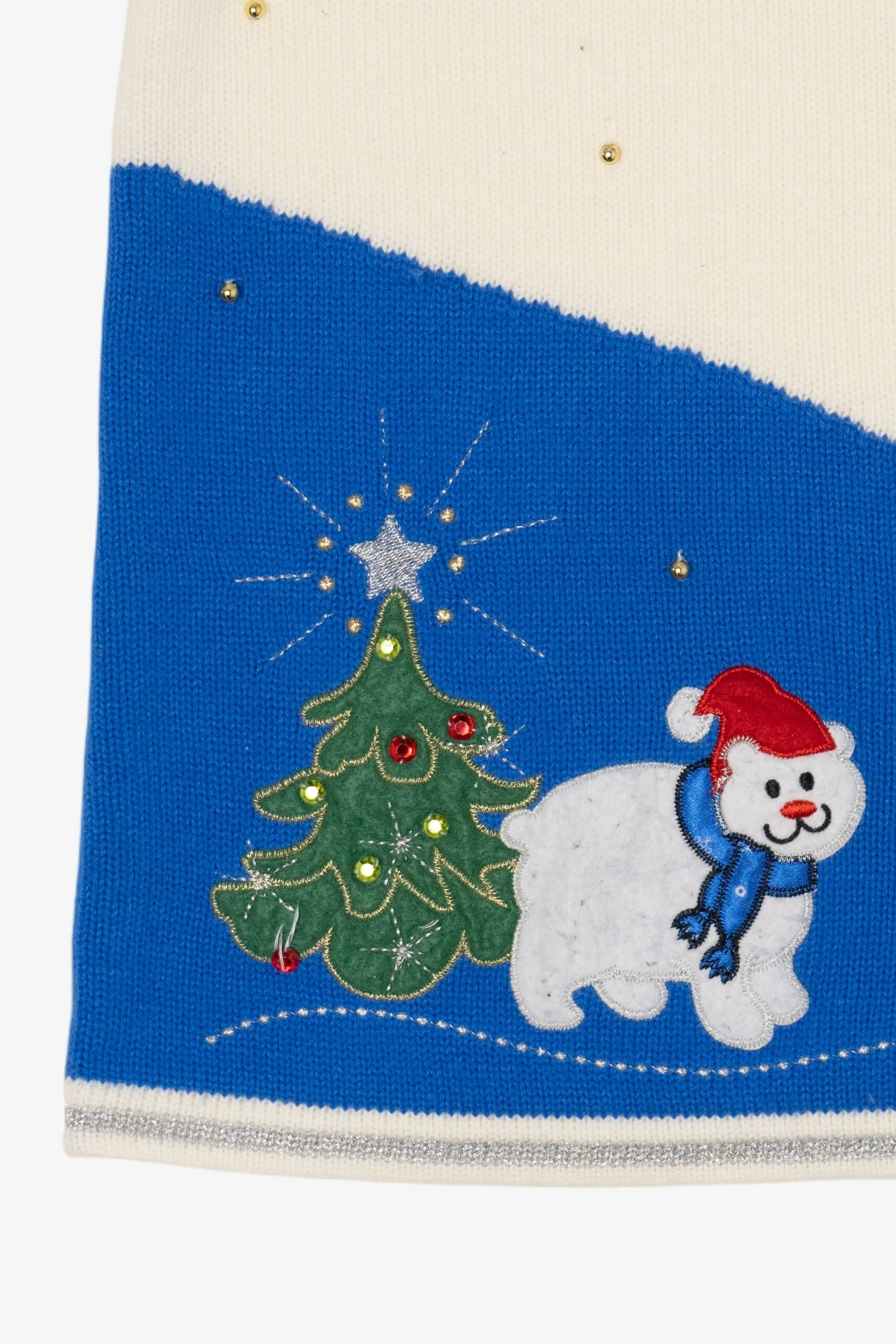 Vintage White Stag Ugly Christmas Vest (2000s) - Image 8