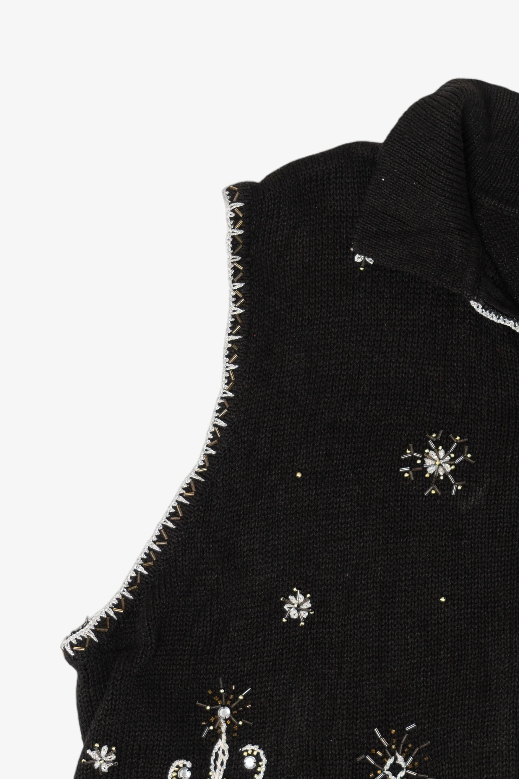 Vintage White Stag Ugly Christmas Vest (2000s) - Image 4