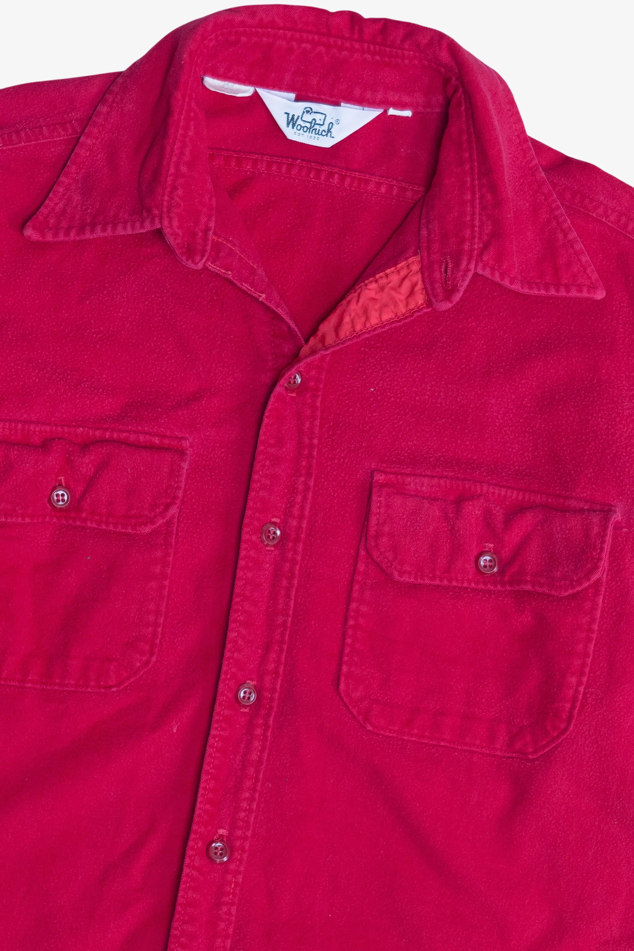 Vintage Woolrich Double Pocket Flannel Shirt (1990s) - Image 2