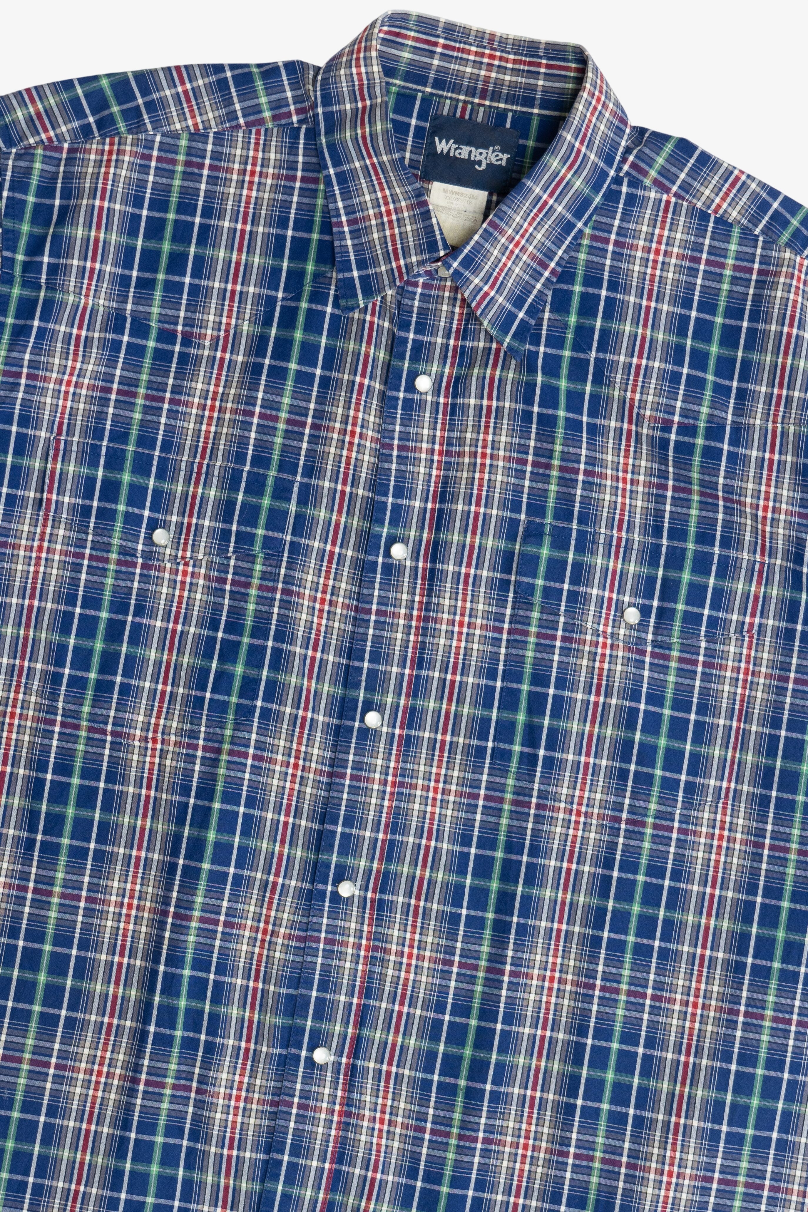 Vintage Wrangler Pearl Snap Button Up Shirt (1990s) - Image 2