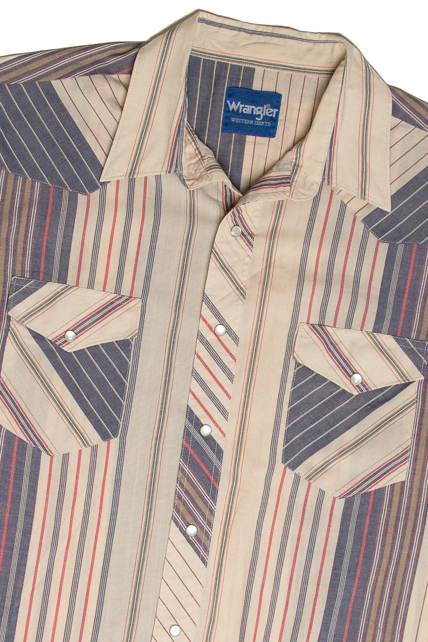 Vintage Wrangler Western Button Up Shirt