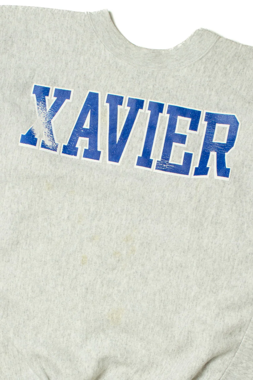 Vintage Xavier Spellout Sweatshirt