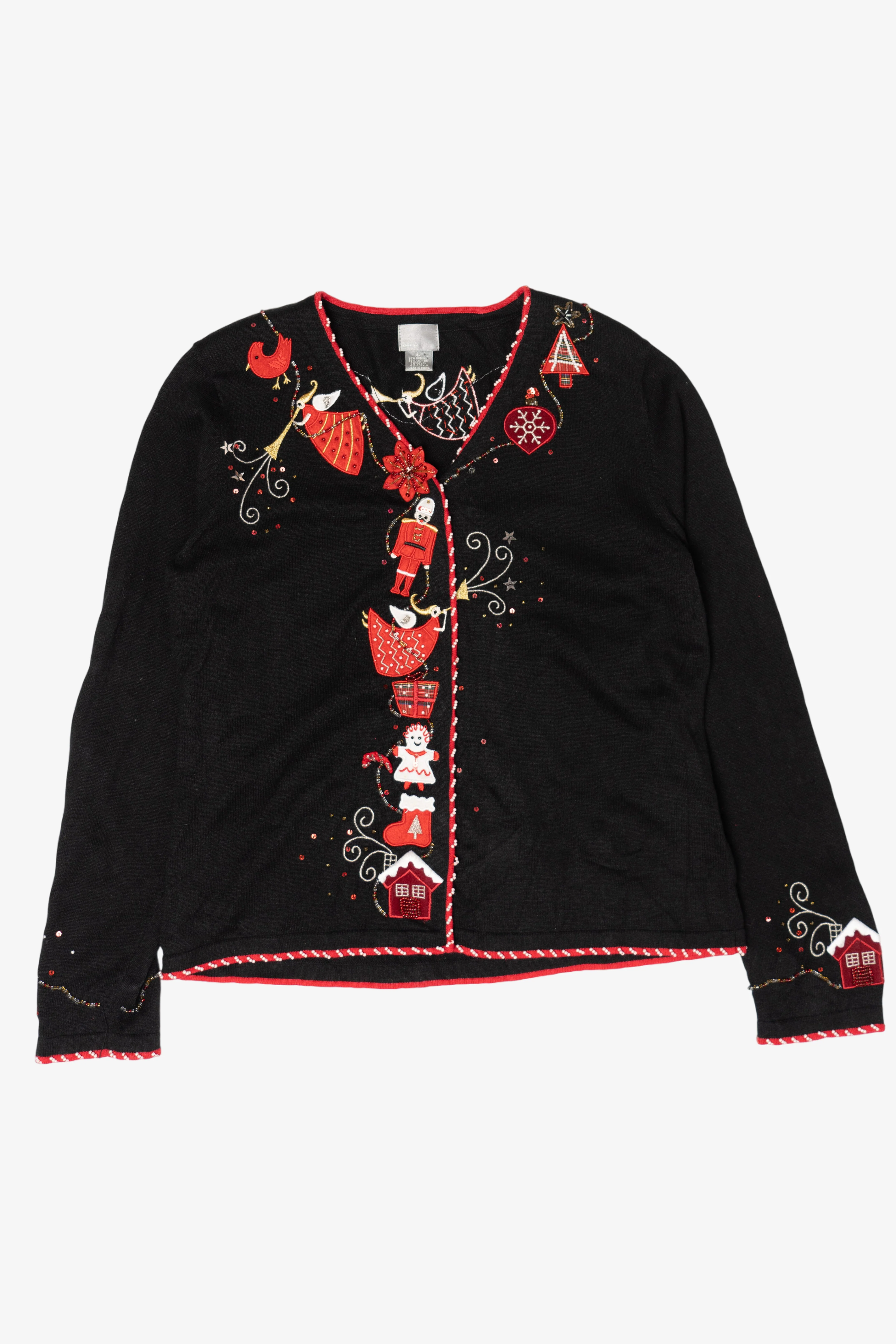 Vintage Y2k Lightweight Berek Ugly Christmas Sweater (2000s)