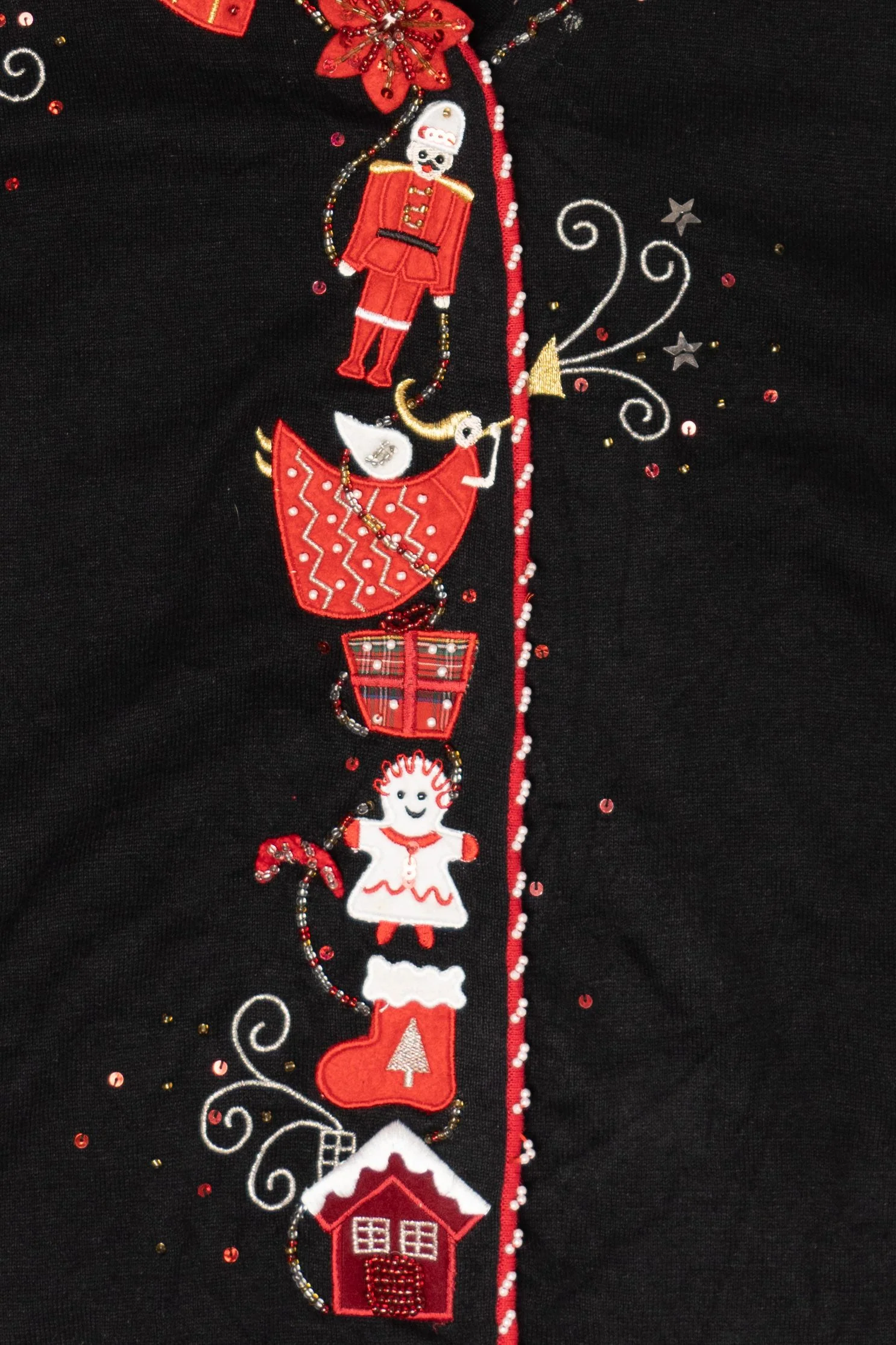 Vintage Y2k Lightweight Berek Ugly Christmas Sweater (2000s) - Image 2