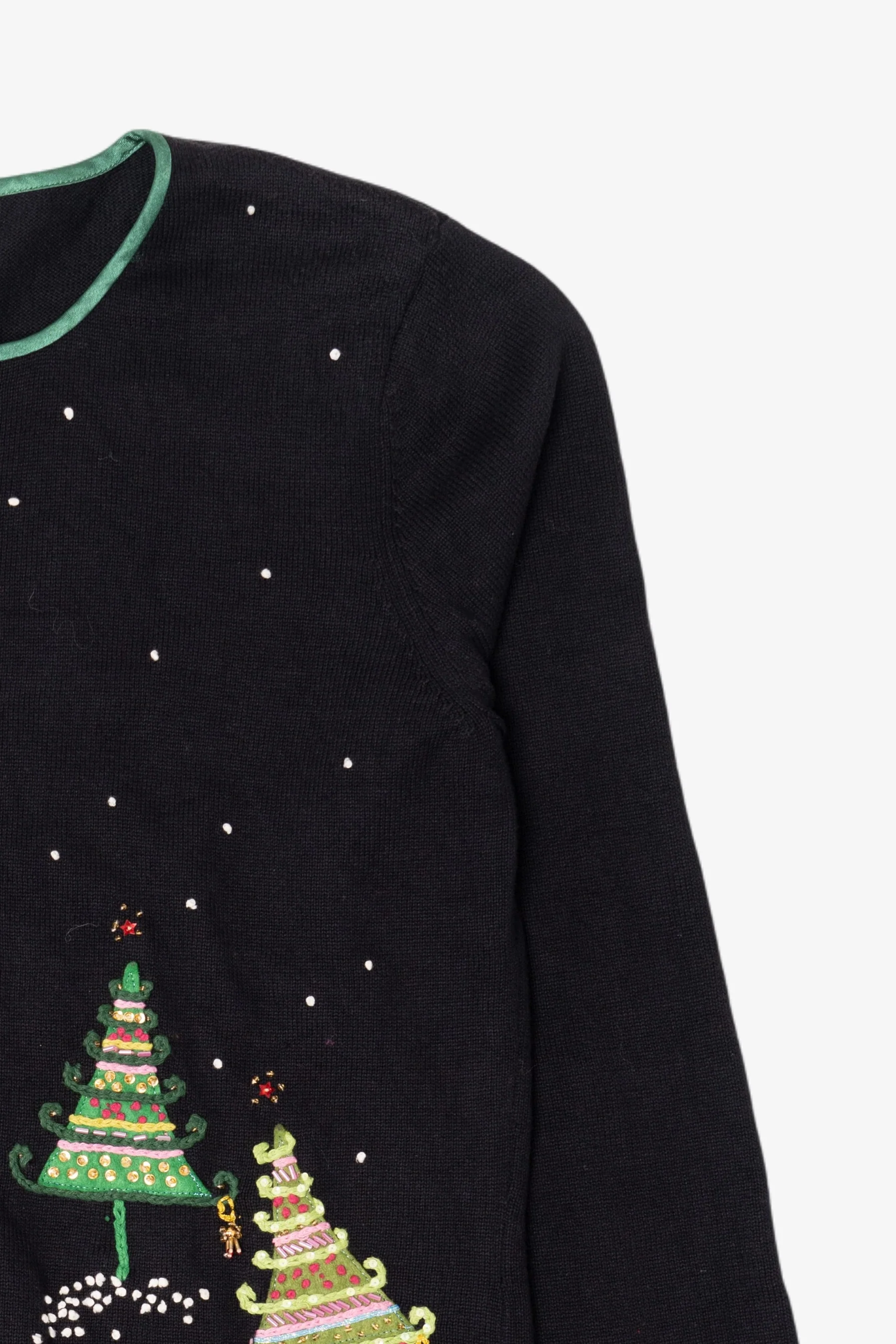 Vintage Y2k Lightweight Talbots Ugly Christmas Cardigan (2000s) - Image 4