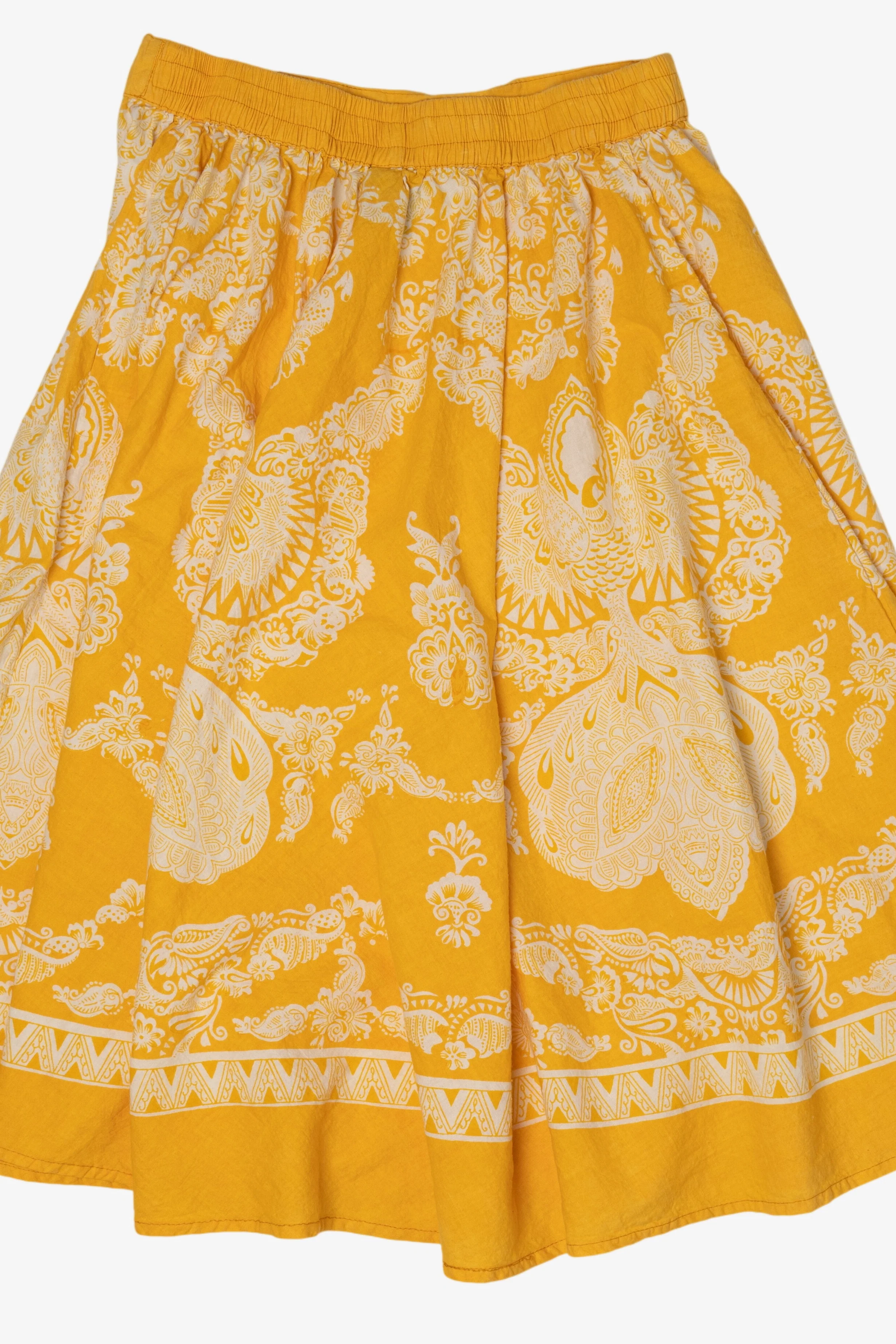 Vintage Yellow Studio West Skirt (1990s) - Image 2