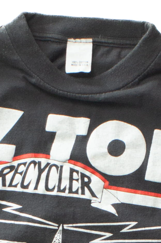 Vintage ZZ Top Club Z World Tour T-Shirt (1991) - Image 3