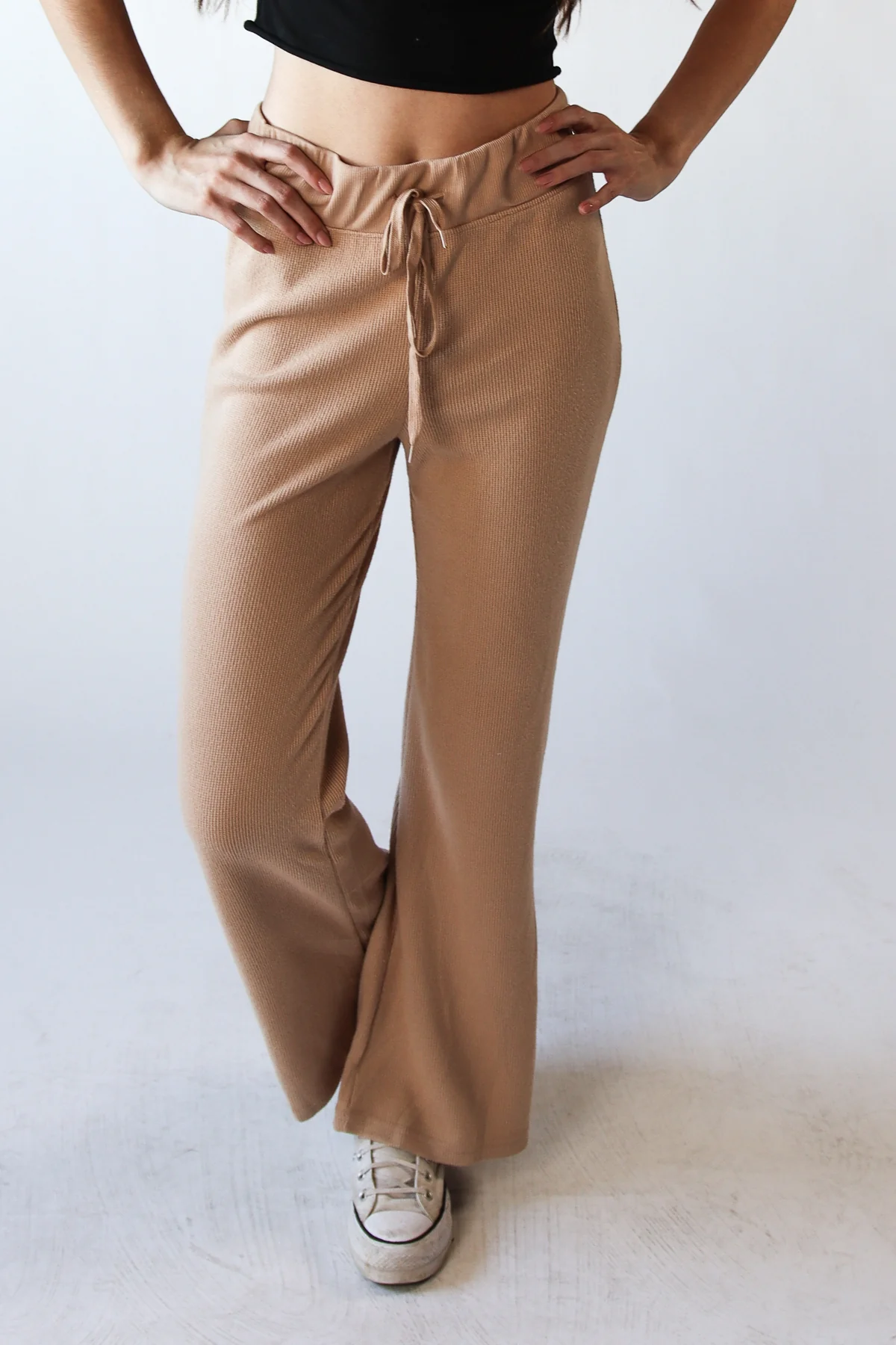 Waffle Knit Lounge Pants - Image 6