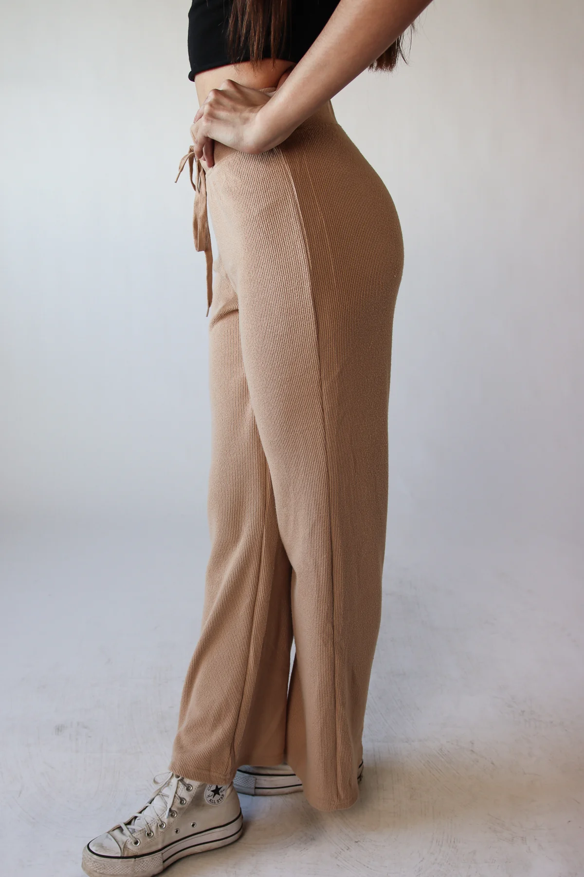 Waffle Knit Lounge Pants - Image 7