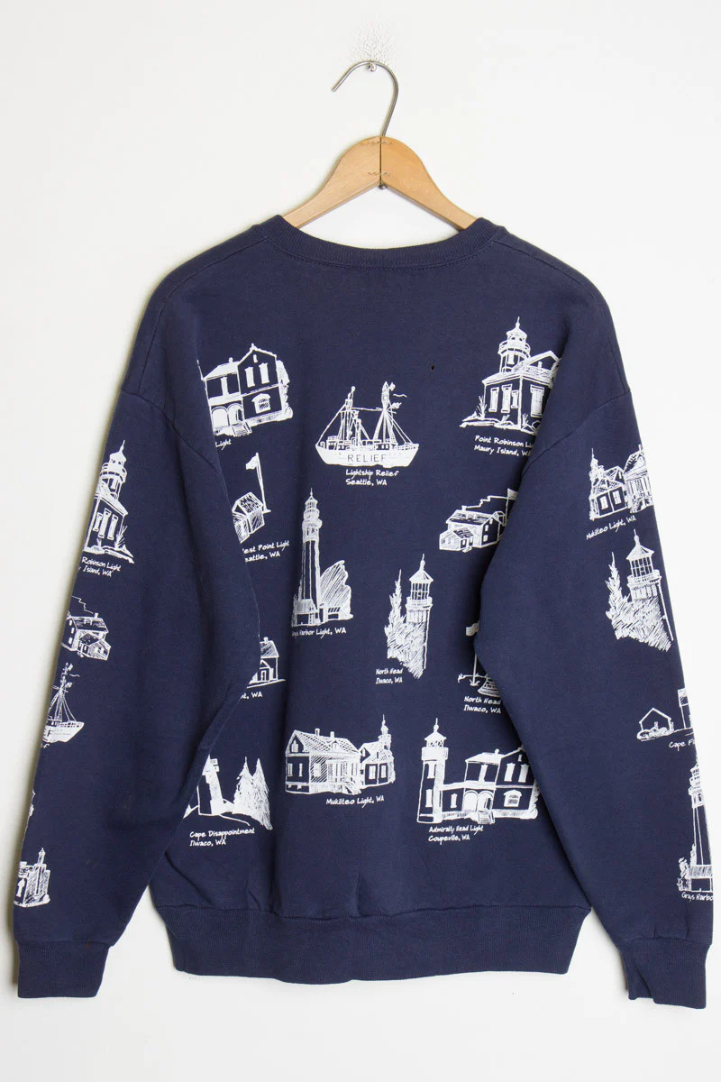 Washington Landmarks Vintage Sweatshirt