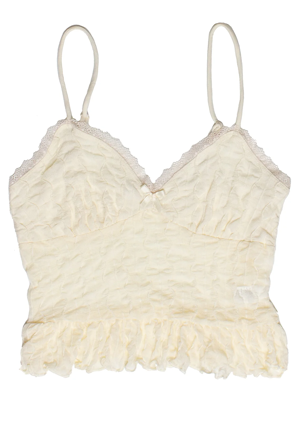 Wavy Textured Peplum Cami - Image 5