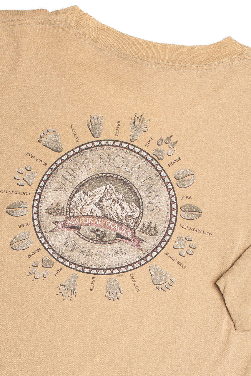 White Mountains Single Stitch T-Shirt - Image 3