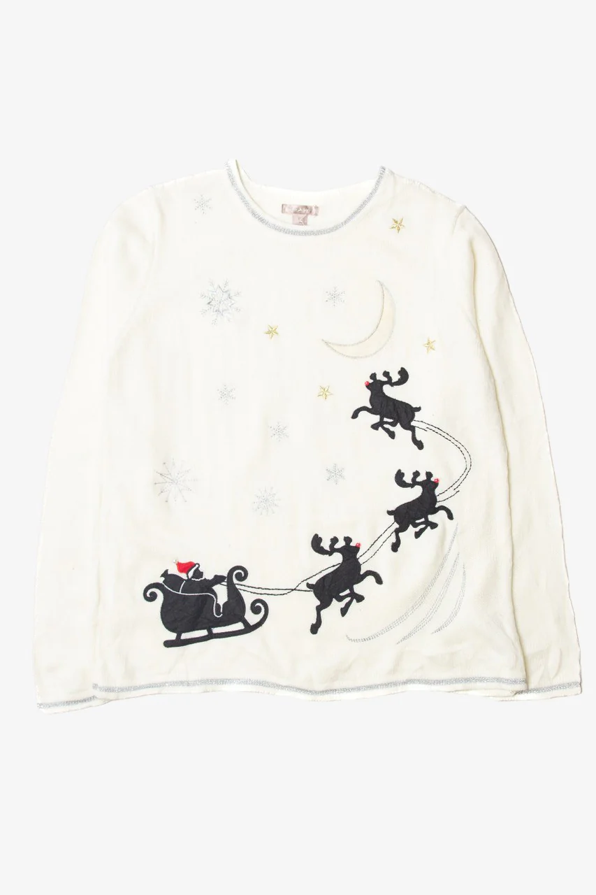 White Ugly Christmas Pullover 63702