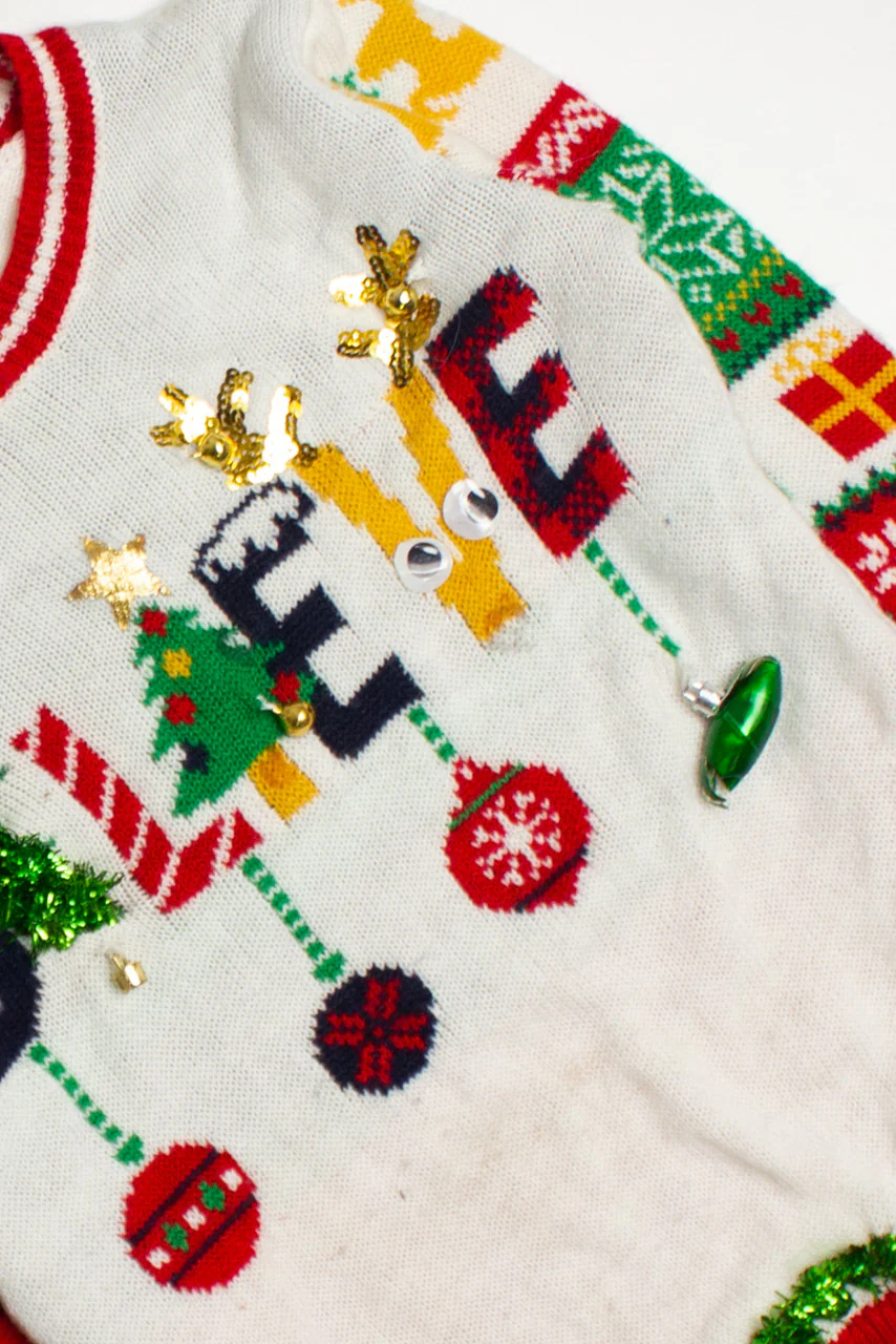 White Ugly Christmas Sweater 60769