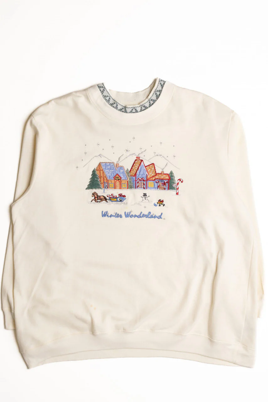 White Ugly Christmas Sweatshirt 59141 - Image 2