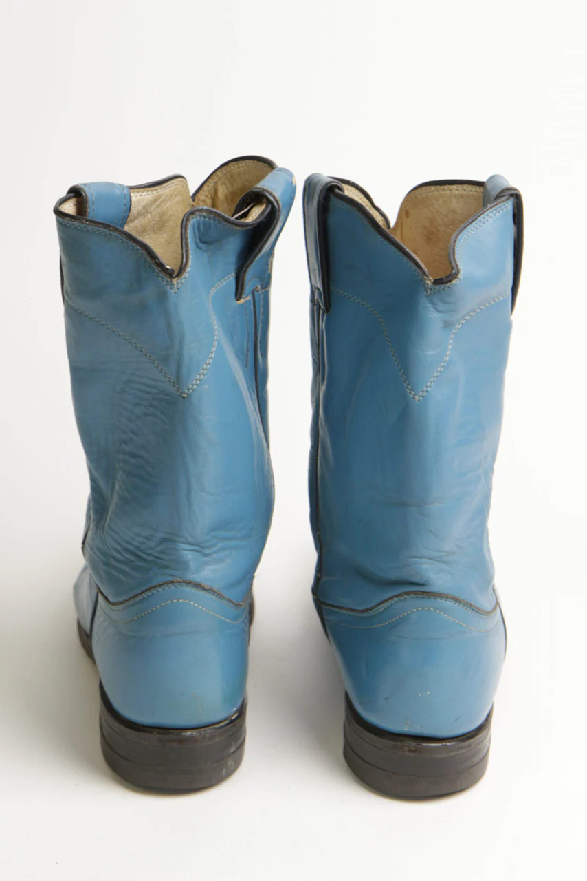Women's 7.5A Justin Leather Boots - Image 3