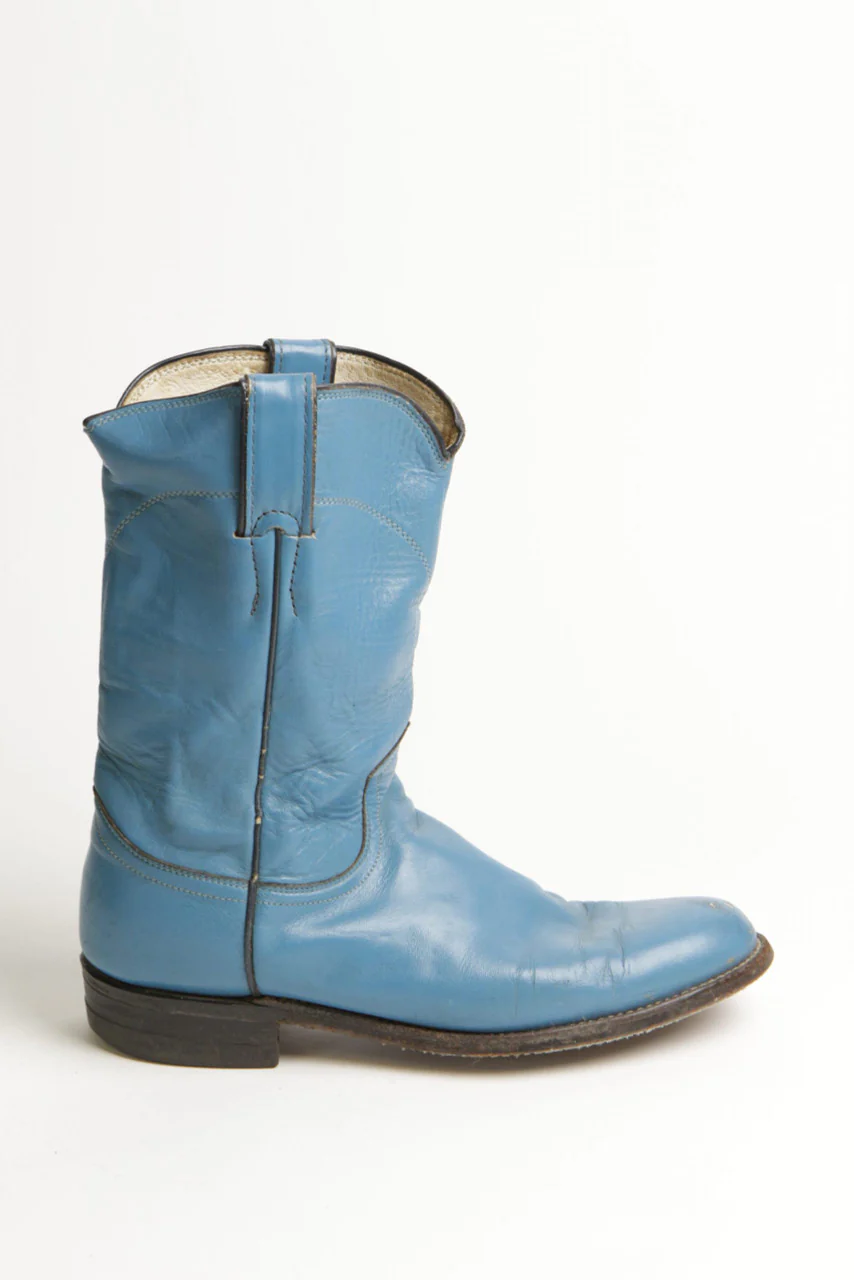 Women's 7.5A Justin Leather Boots - Image 4