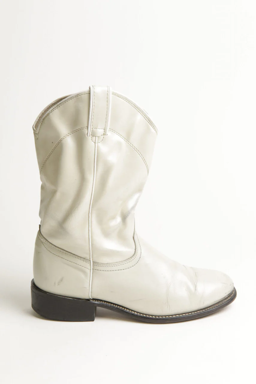 Women's 7.5M Laredo Leather Boots - Image 7