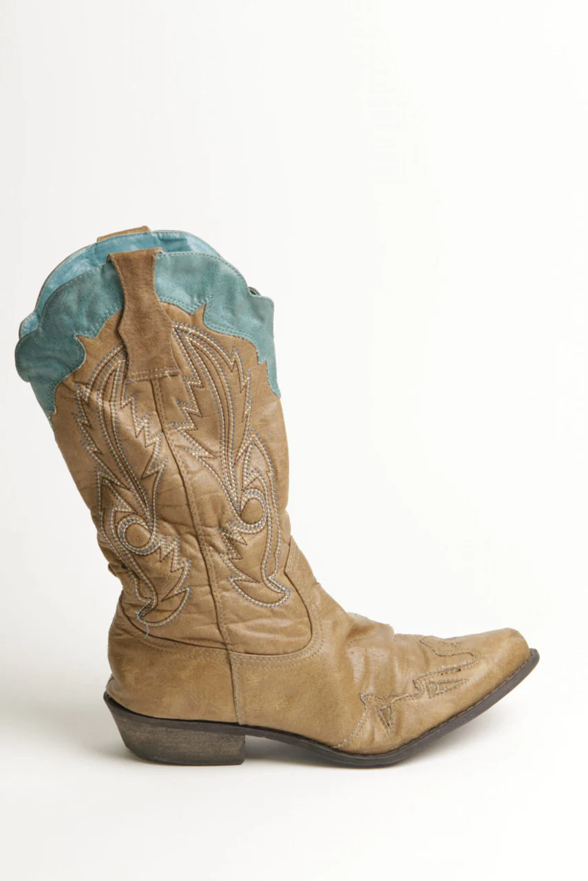 Women's 8.5 Coconuts Cowgirl Boots - Image 5