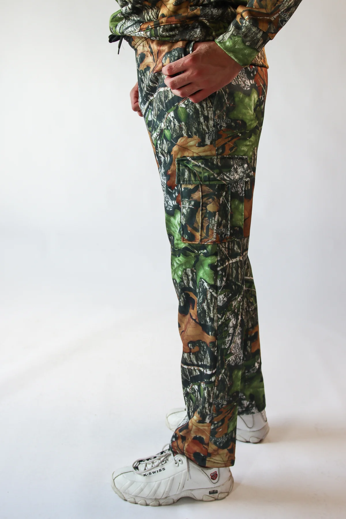 Woodland Camo Cargo Sweatpants - Image 6