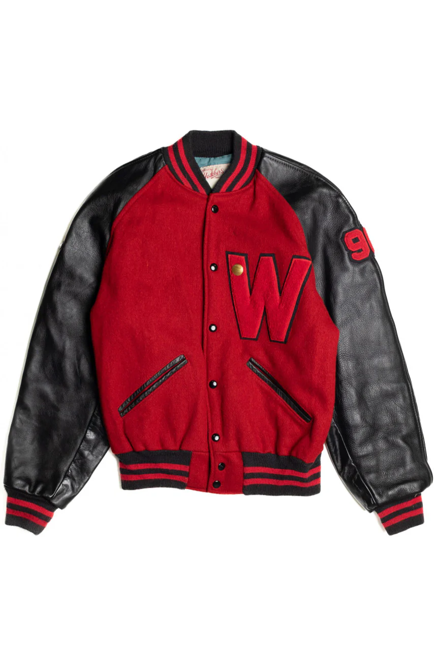 Woodland Community College Leather Coat - Image 3