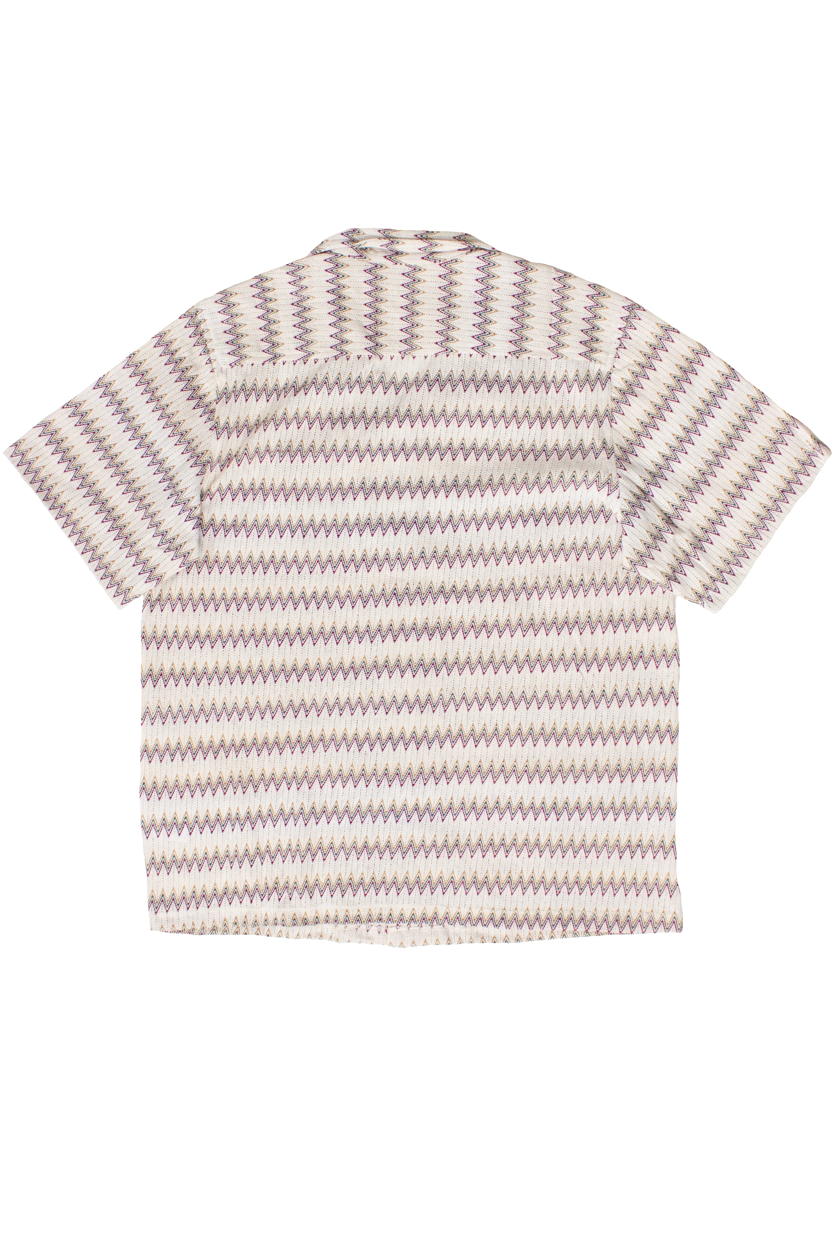 Woven Zig Zag Button Up Shirt - Image 15
