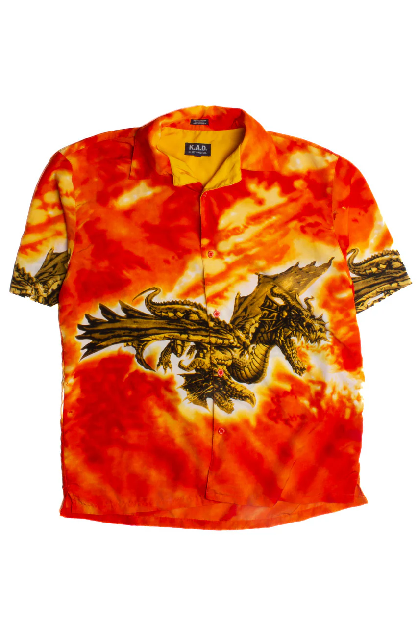 Y2K Dragon Shirt 90 - Image 2