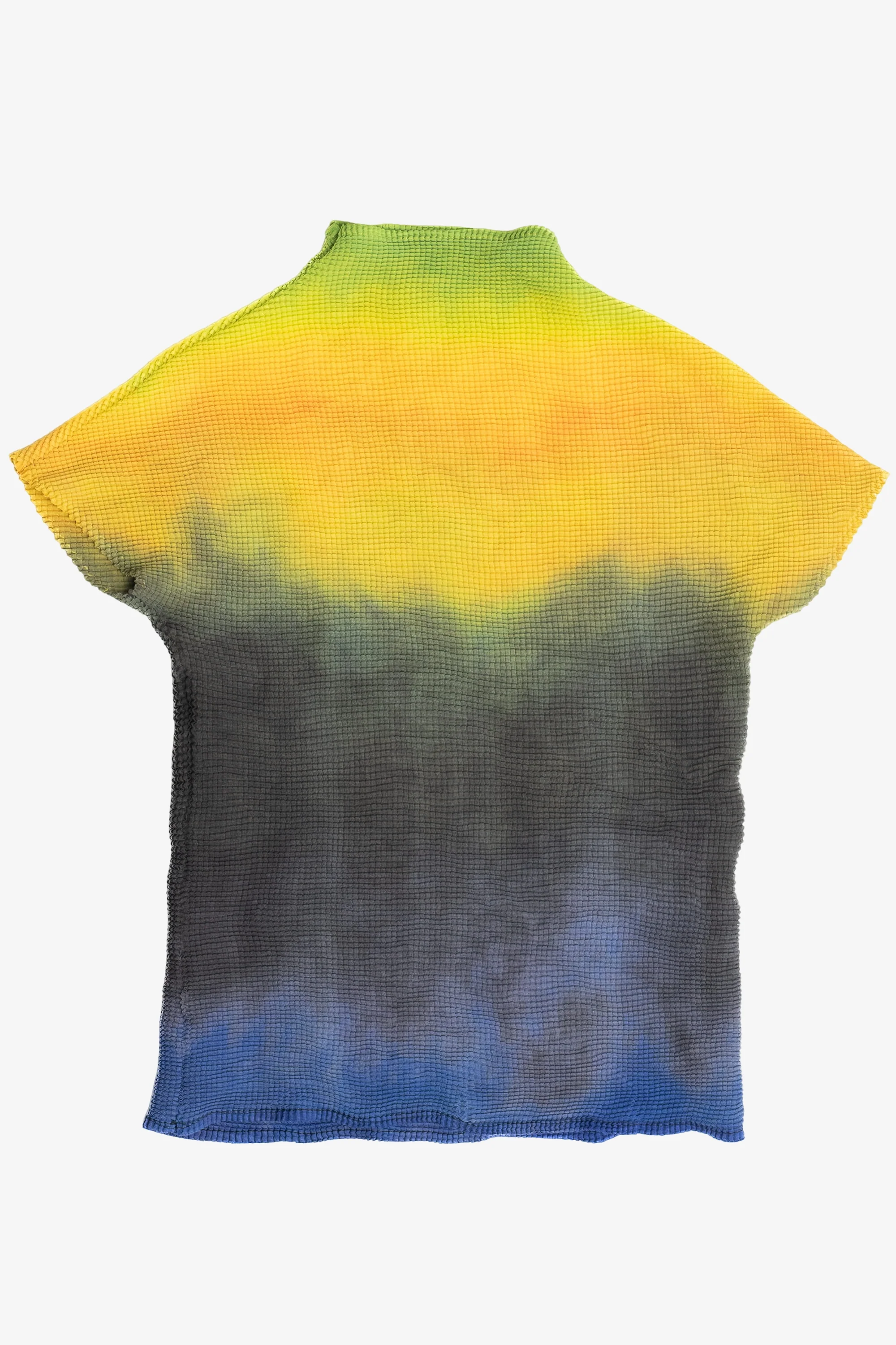 Y2K Gradient Stretchy Crinkle Top (2000s)