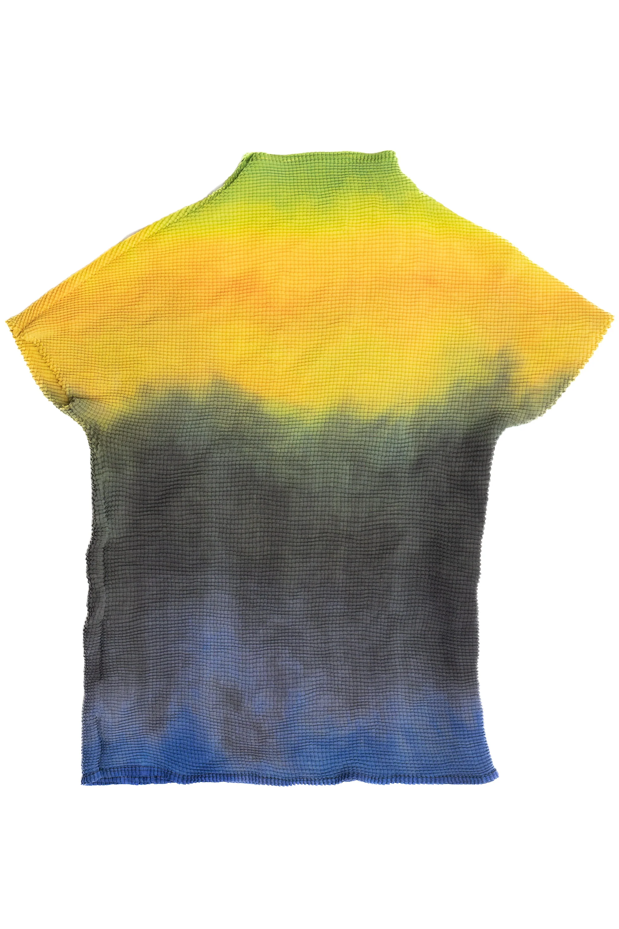 Y2K Gradient Stretchy Crinkle Top (2000s) - Image 3