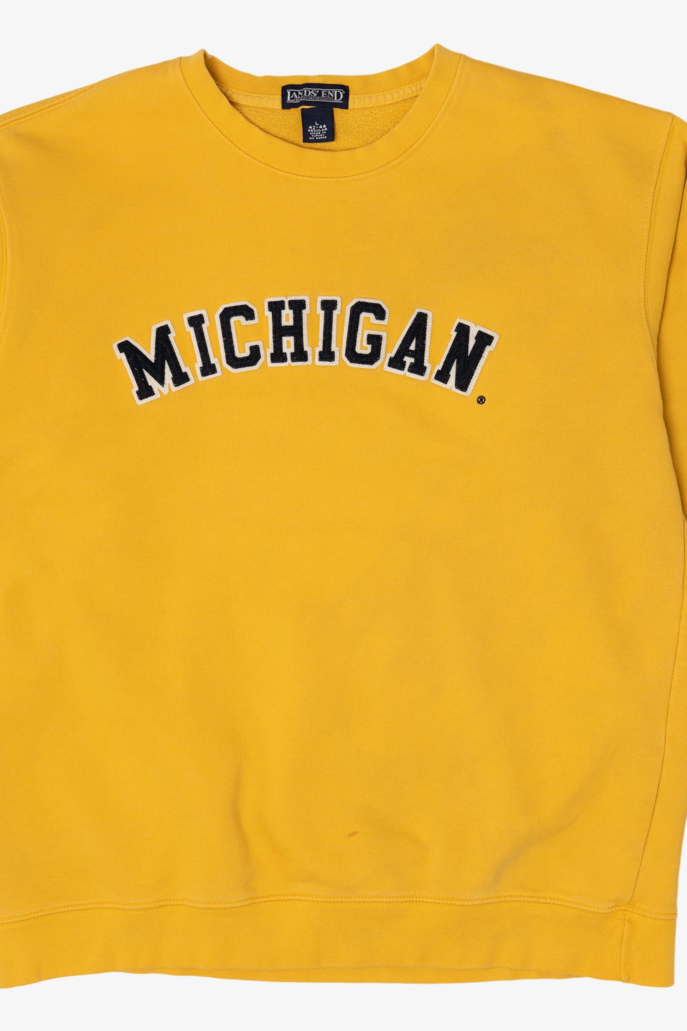 Yellow Lands' End "Michigan" Sweatshirt (2020s) - Image 6