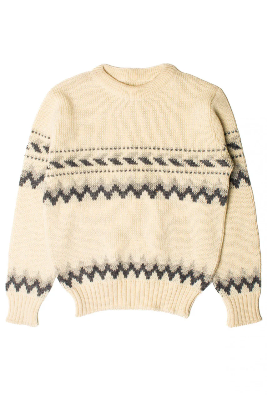 Zig Zag Fair Isle Sweater - Image 2