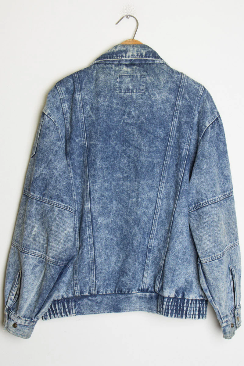 Zipper Denim Jacket